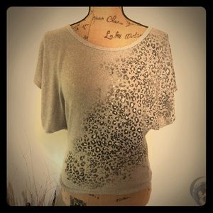 Leopard print top